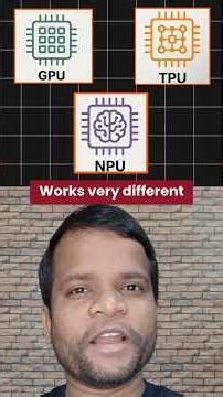 GPU, TPU & NPUs #tech #techshorts #shorts