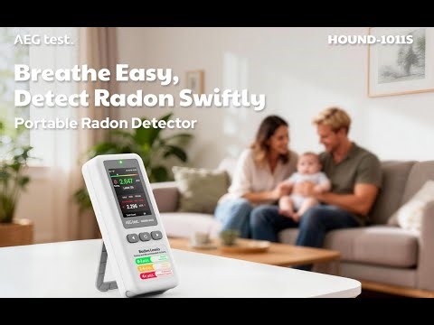 AEGTEST HOUND-1011S Portable Radon Detector