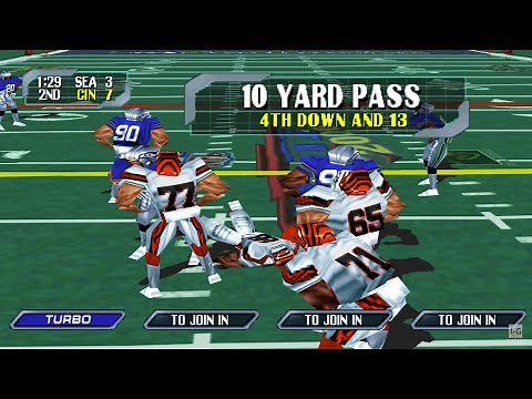 NFL Blitz 2000 - PS1 Gameplay (4K60fps)