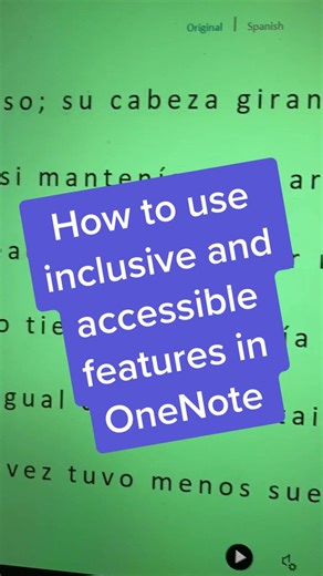 Cómo usar Dictar y el Lector Inmersivo en OneNote