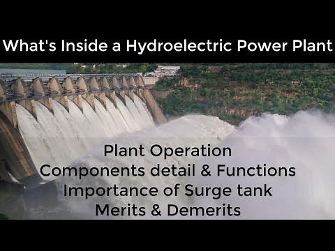 How hydroelectric power plant works | Operation | Components & Functions | Surge Tank | Hydel Power