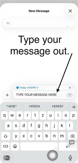 How to send a delayed text message on an IPhone
