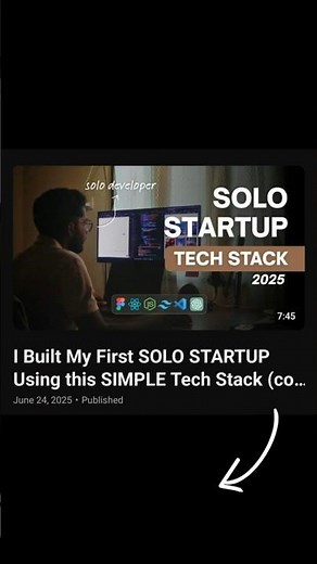 Here is the SIMPLEST advice for SOLO STARTUP Founders 💻✨ #solopreneur #startup #buildinpublic