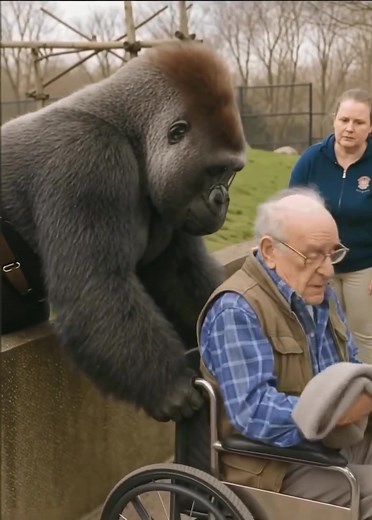 22K views · 54 reactions | At the zoo, a gorilla suddenly attacked a...