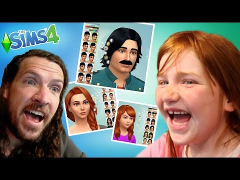 ADLEY makes OUR FAMiLY in Sims 4!! Realistic looking Dad, Mom, Niko, and Navey play house in game