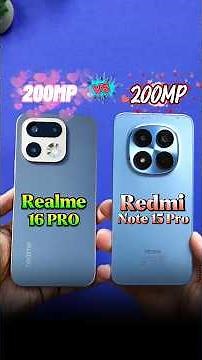 Real Champion 🏆 of 200MP 📸 - Redmi Note 15 Pro vs Realme 16 Pro। #shorts #viral