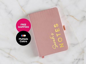 Personalized Soft Touch Pocket Notebook: Custom Name Gift - Etsy