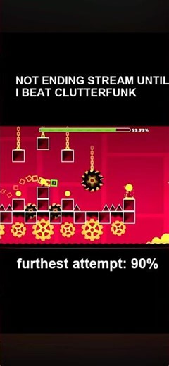 Beating Clutterfunk on stream