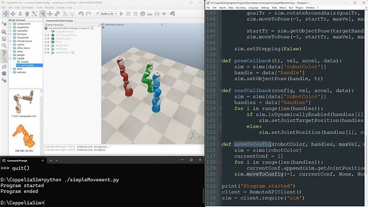 机器人模拟器：增强 CoppeliaSim 中的 Python 集成