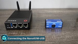 youyeetoo Sipeed NanoKVM-USB, 4K USB KVM, für Headless Device Management, für Server/SBCs, einfach zu bedienen und zu warten/Multi-Device Collaboration Tool (KVM-USB,Schwarz)