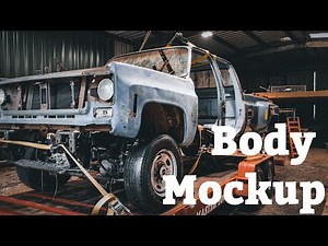 Body Mockup and Fabrication- Squarebody Super Dually F-350 Frame Swap: - Pt. 3