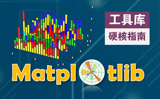 【双语字幕 资料下载】绘图必备Matplotlib，Python数据可视化工具包！150分钟超详细教程，从此轻松驾驭图表！<实战教程系列>
