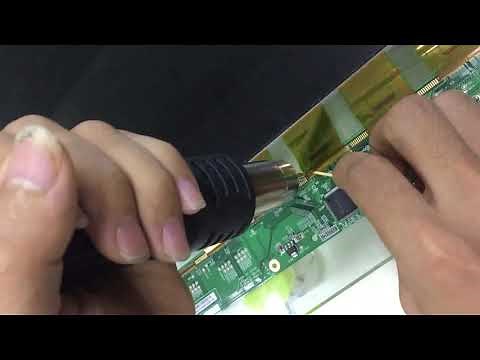 Operation Video 2/8 for LED LCD TV Flex Cable Replacement by LCD Bonding Machine