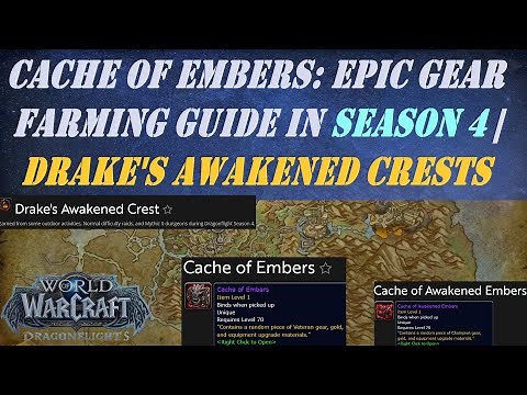Cache of Embers: Epic Gear Farming Guide in Season 4 | How to get Drake's Awakened Crests