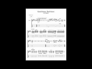 Zeppelin Good Times Bad Times Backing track