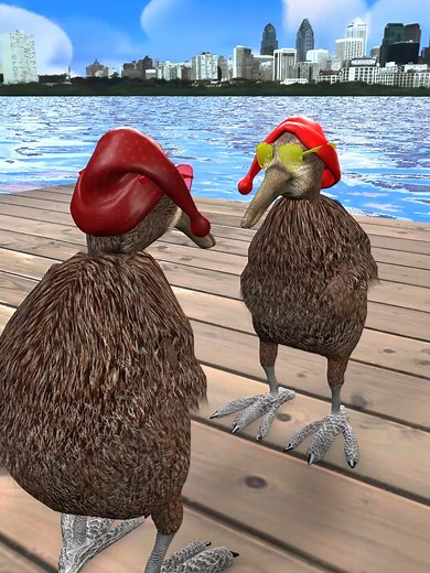 Festive Kiwi Dance for the Holidays