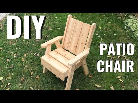 How to Build an Outdoor Chair - Start to Finish