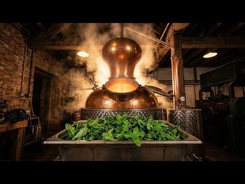 Watching Peppermint Essential Oil Being Made Is Surprisingly Relaxing | BioLogic Earth