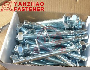 [Hot Item] Factory Supplied Galvanized Carbon Steel Expansion Wedge Anchor Bolt for Ceiling Construction