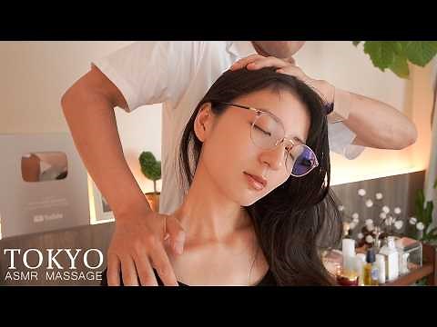 ASMR 眠くなるリラックスマッサージ | 肩凝り・ヘッドマッサージ