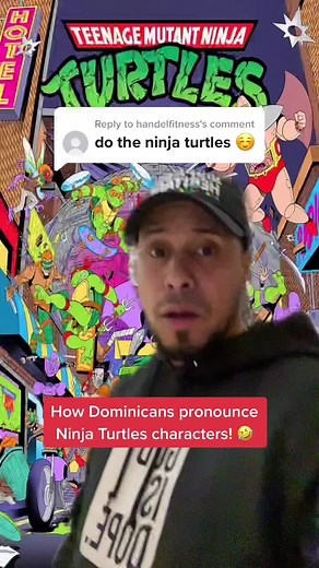 Dominican Twist on Ninja Turtles Characters! 🐢🇩🇴