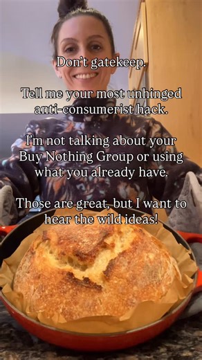 Sustainable Minimalists | Tell me about the wildest anti-consumerist hacks that you do or that you’ve heard of. I want to hear them all! 👇 #underconsumption... | Instagram