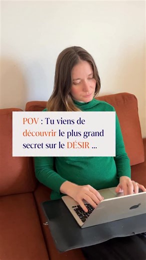 Tu réalises que le désir n’est pas une question de “feu d’artifice”, mais une question de nourrir ce qui te fait du bien. ✨ On nous a souvent appris à attendre “l’envie” comme si c’était une étincelle spontanée… Alors qu’en réalité, le désir naît quand on nourrit le plaisir, la douceur, la sécurité, la joie. Parfois ton corps n’a pas envie tout de suite, mais il sait exactement ce dont il a besoin pour se réveiller doucement : un peu de contact, de lenteur, de repos… ou une autre forme de plaisi
