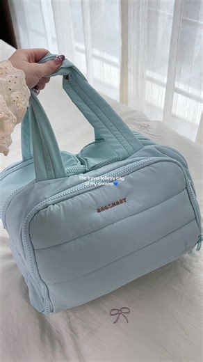 Nothing say summer like blue🌊 now we have limited restock and DEALS for your days🤩✨🔔#bagsmart #dealsforyoudays #travelhack #travelbag #toiletrybag #cosmeticbag