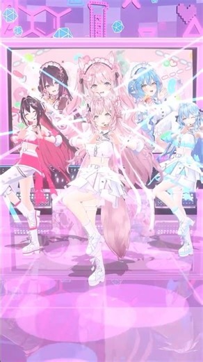 「愛♡スクリ～ム！」歌って踊ってみた🍨推しカメラver【AZKi・雪花ラミィ・博衣こより】 #hololive #ホロライブ #shorts #dance #ダンス #踊ってみた #vtuber
