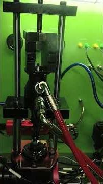 Cummins M11 injector on machine testing
