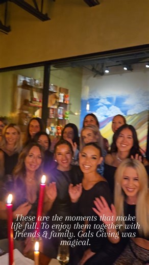 These are the moments that make life full. To enjoy them together with friends & family. Gals Giving was magical. | Villa Peru Restaurant