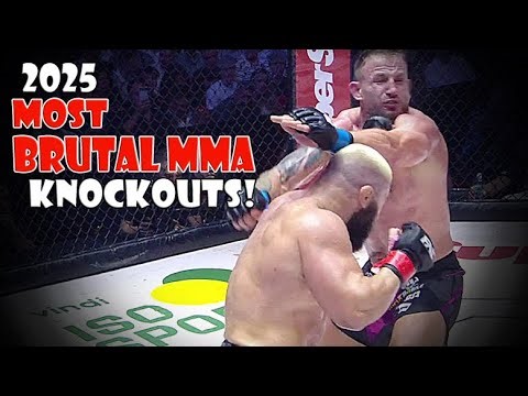 The Most BRUTAL MMA Knockouts of 2025 (HD)