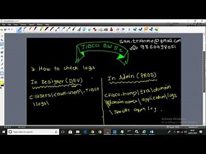 How to check Logs in TIBCO Administrator