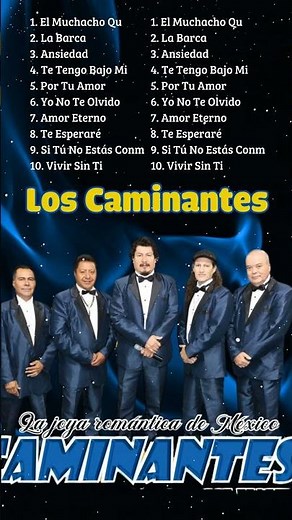 Para Morir Iguales - Los Caminantes Mix 25 Exitos Romanticas Viejitas #shorts #musica #loscaminates