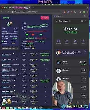 Pump Fun sniper bot demo — Solana MEV reaction time & event trace