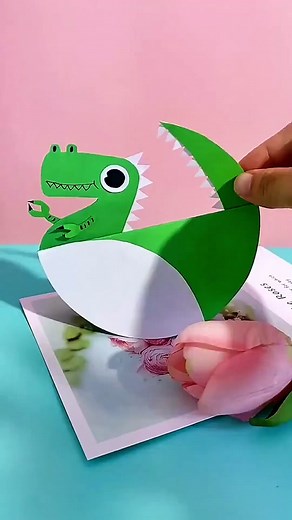 DIY Paper Dinosaur Art | Creative Handmade Ideas