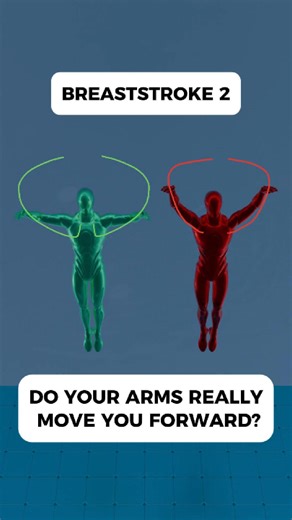 Swimming Technique Visualization | 📌 One of the most overlooked details in breaststroke is the direction of energy. Many swimmers generate great power in the pull but fail to... | Instagram