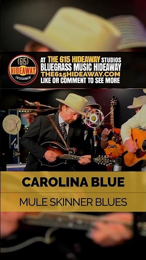 Mule Skinner Blues by Carolina Blue - Live Bluegrass Music - at The 615 Hideaway
