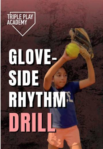 Pitchers, want better connection and timing? Try the Glove Side Rhythym drill. #softball #softballdrills #softballcoach #pitching