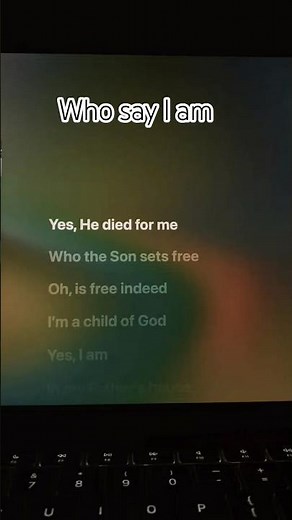 Who You Say I Am - Hillsong Worship (Lyrics) #shorts #worship #hillsongworship