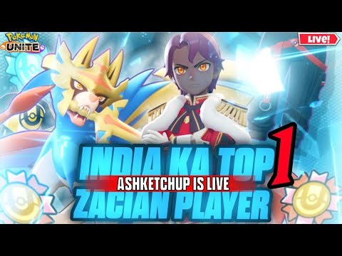 Global Top 8 Zacian Player Is Live Pokemon Unite Rank Up