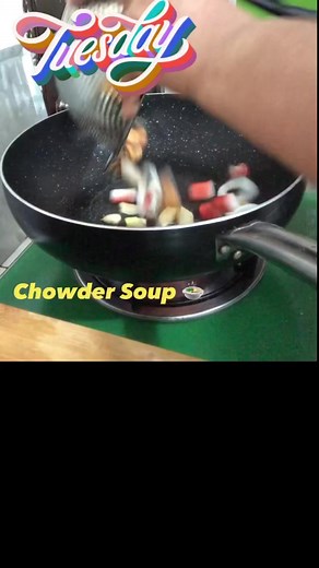 13 comments | Seafood Chowder Soup  #cooking #reelsfbpage #fyp #routine #fypforyou #chowdersoup #followmeplease⭐️⭐️⭐️✨ | Babita Alab Page | Facebook