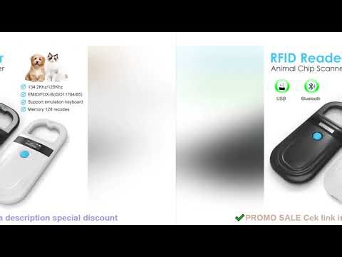 Pet ID Chip Digital Scanner USB RFID Dog Cat Animal Handheld 134.2KHz Identification Tag Card Reader