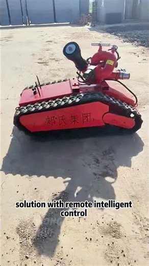 This Robot Fights Fire Instead of Firefighters! Tracked Remote Fire Suppression Robot