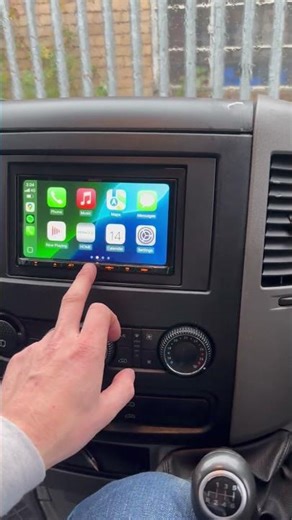 Fresh Features For This Workhorse Mercedes Sprinter Wireless CarPlay KENWOOD DMX8021DABS #mercedes