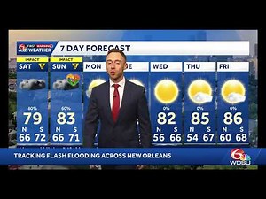 LIVE: Flash Flood Warning issued across New Orleans