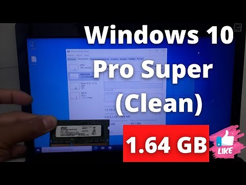 Windows 10 Pro Super Lite (Clean) Melhor sistema para pc fraco !