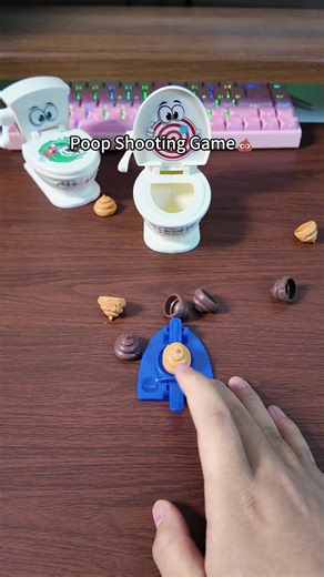 The Funniest Poop Shooting Game Ever! 💩😂#KidsToys #FunToys #giftsforkids #familytime #tiktokshopholidayhaul
