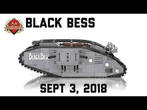 "Black Bess" - Mark IV Heavy Tank - Custom Military Lego