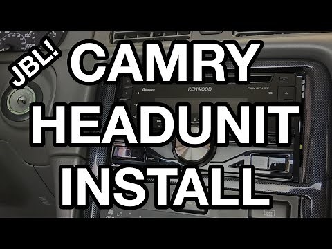 1997-2001 Toyota Camry Stereo Headunit Install (Including JBL!)